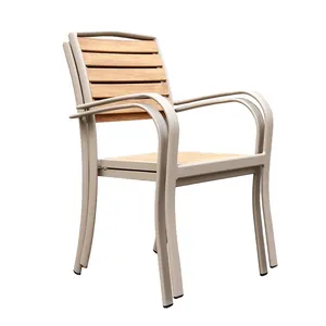 Outdoor patio garden stackable chairs