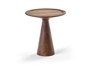 Wooden outdoor side table