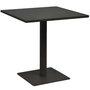 Outdoor wrought iron square table