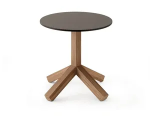 Outdoor courtyard round table