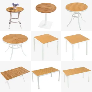 Outdoor garden terrace plastic wood