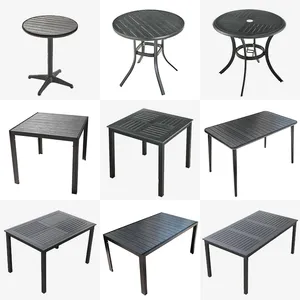 Outdoor terrace pool beach table