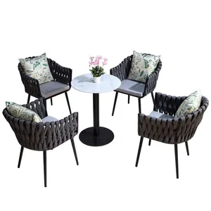 All-weather outdoor table and chair set