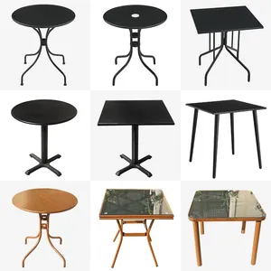 Outdoor patio terrace garden tables