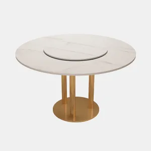 Table with a rotating tray