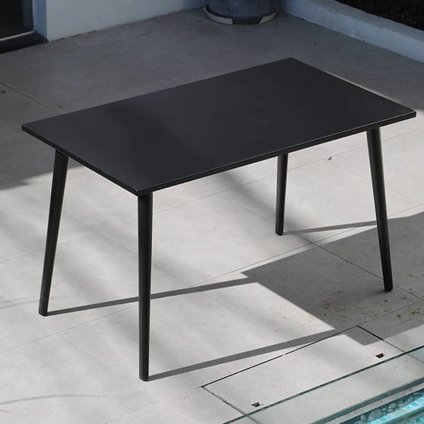 Wrought iron outdoor coffee table