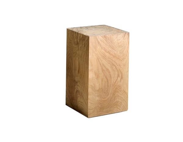 Wooden square side table