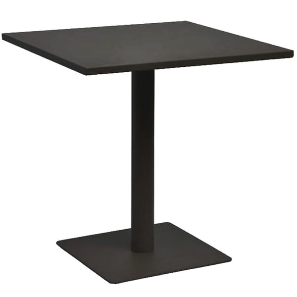 Outdoor wrought iron square table
