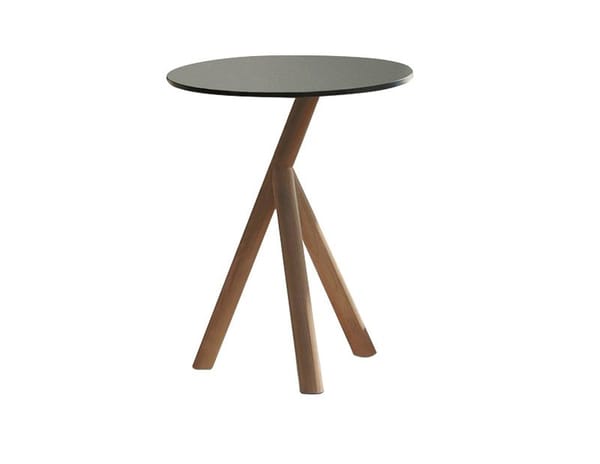 Outdoor irregular-shaped side table