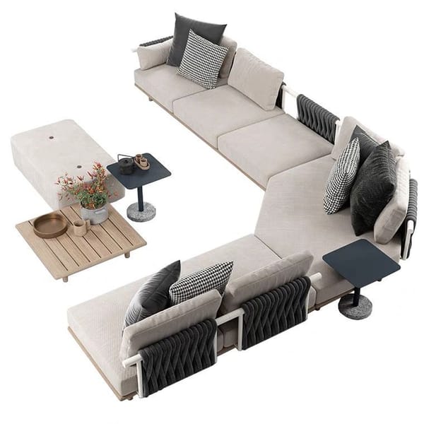 Contract outdoor sofa set