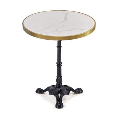 Garden courtyard artificial marble round table