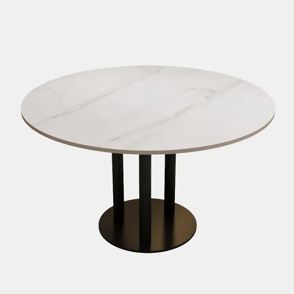 Restaurant round table for 6