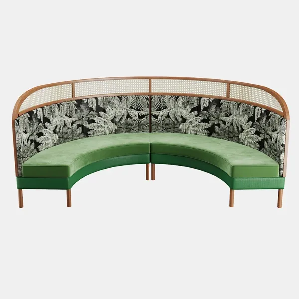 half circle booth / circular booth