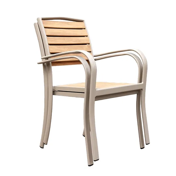 Outdoor patio garden stackable chairs