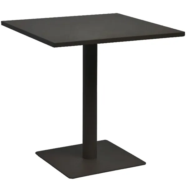 Outdoor wrought iron square table