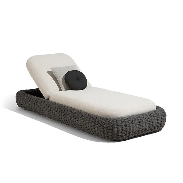 Villa courtyard swimming pool lounge chairs and sofas