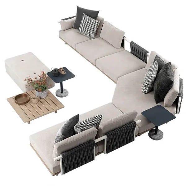 Contract outdoor sofa set