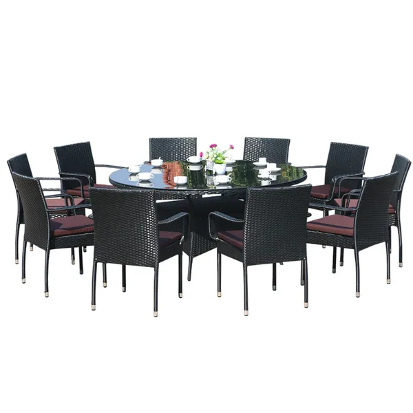 Outdoor leisure waterproof round table