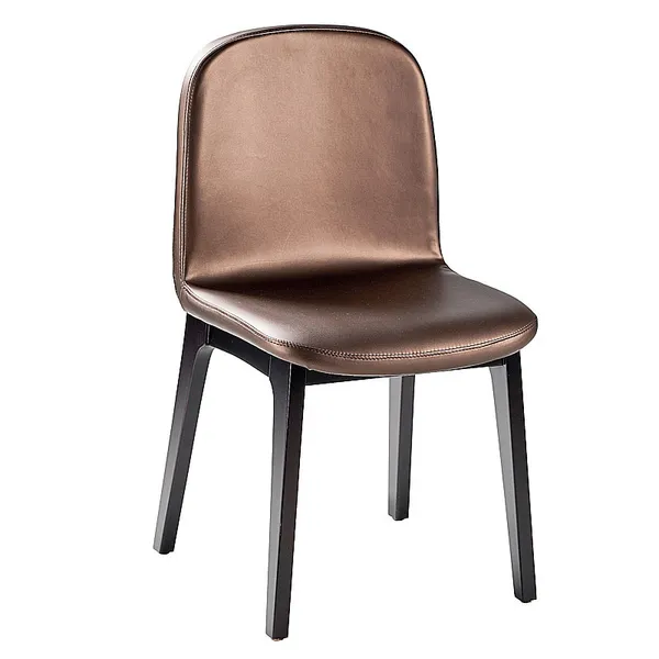 Grey solid wood chair
