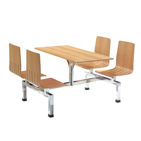 Canteen stainless steel dining table