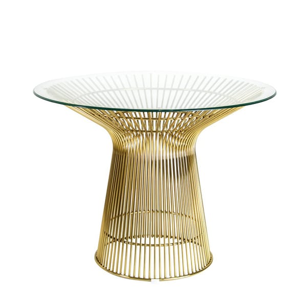 Platner High Table Gold