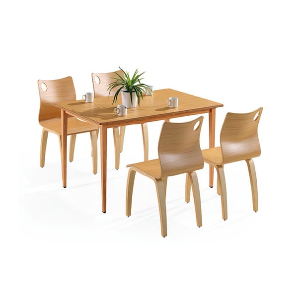 Canteen dining table and chairs