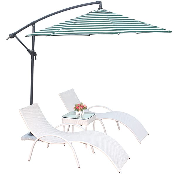 Outdoor swimming pool beach lounger