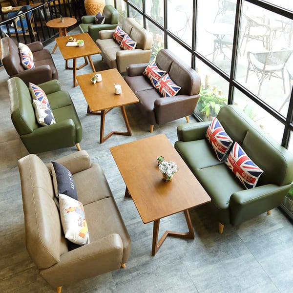 Casual dining sofa custom