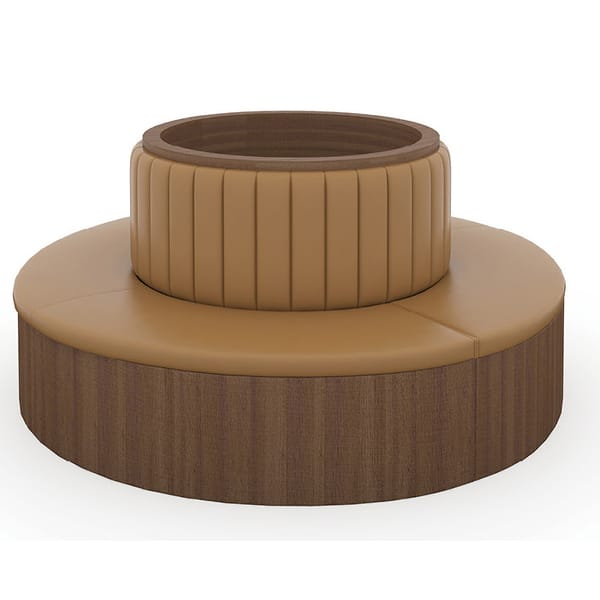 Restaurant round sofa Booths