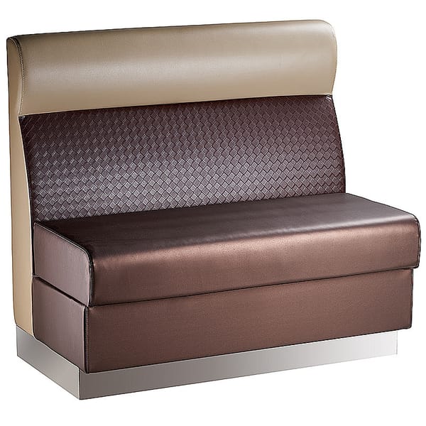 Leather dining room sofa